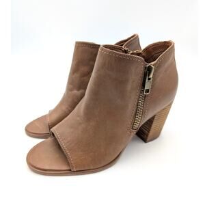 Lucky Brand Joseleen Peep Toe Heel Sandal Women's Tuscany Norway Size US9M EU40